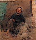 Jules Bastien-lepage Canvas Paintings - The Blind Beggar
